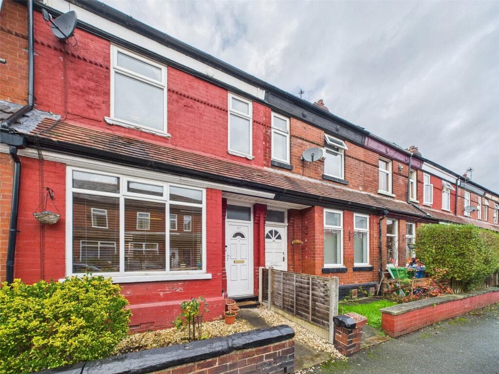 3 bedroom terraced house for sale in Fairbourne Road, Levenshulme, Manchester, M19