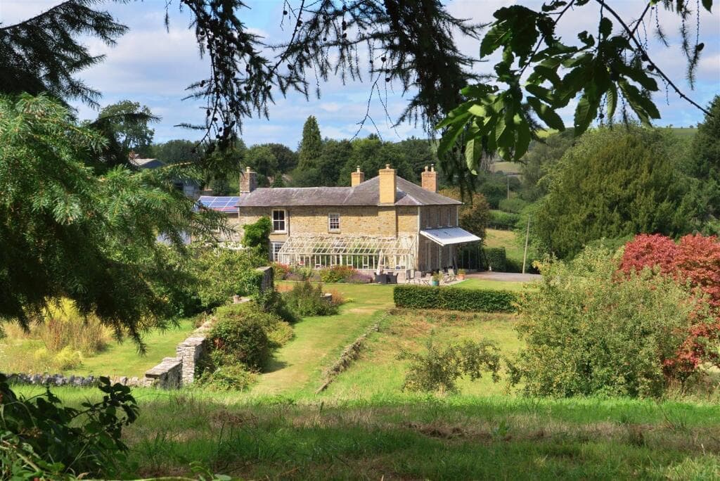 6 bedroom detached house for sale in Huntington, Kington in just under 20 acres of gardens and grounds, HR5
