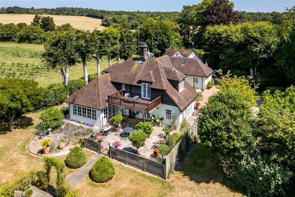 5 bedroom detached house for sale in Madehurst Road, Madehurst, Arundel, West Sussex, BN18