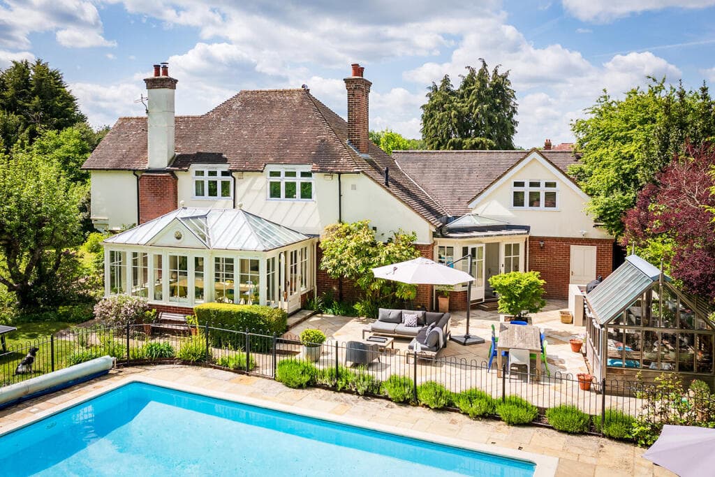 5 bedroom detached house for sale in Petworth Road, Witley, Godalming, Surrey, GU8