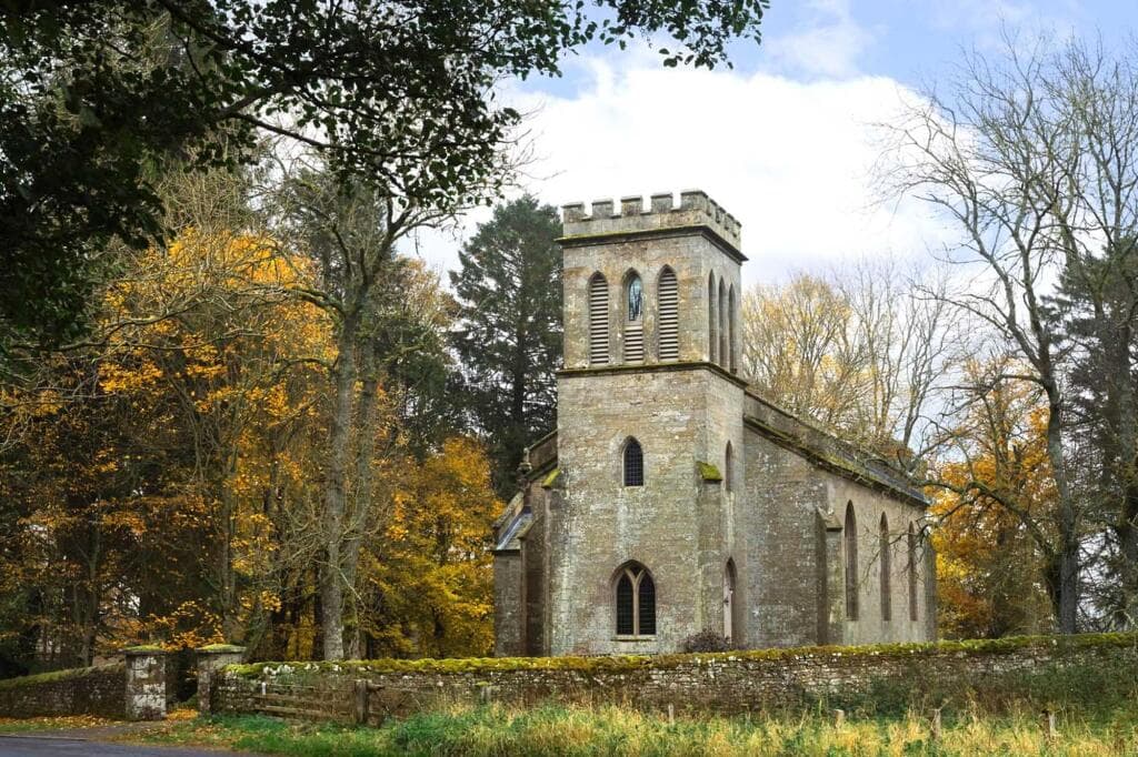 4 bedroom detached house for sale in Greystead Old Church, Tarset, Hexham, Northumberland, NE48
