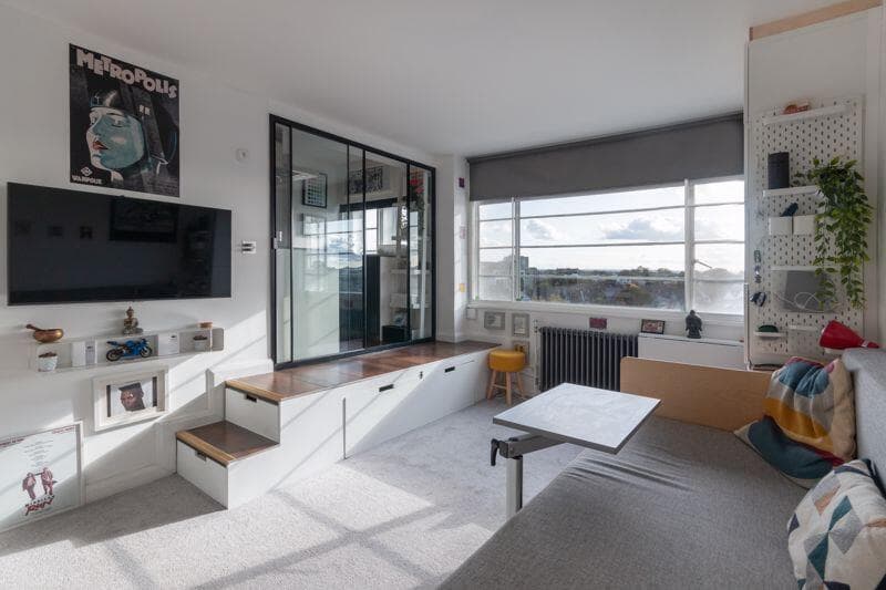 Studio flat for sale in Du Cane Court Balham High Road SW17 7JJ, SW17
