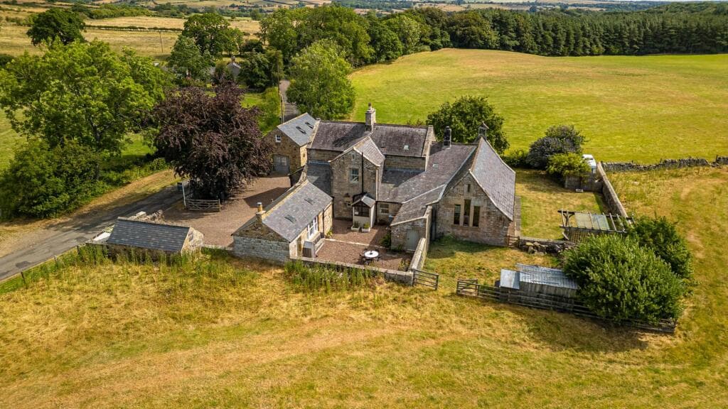 4 bedroom detached house for sale in Lee School House, Longframlington, Morpeth, Northumberland, NE65