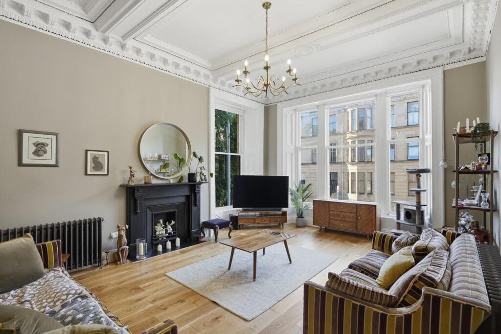 3 bedroom flat for sale in Main Door, 86 Leslie Street, Pollokshields, G41 2RR, G41